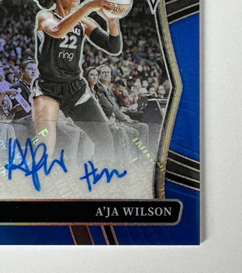 2025 Select WNBA A’Ja Wilson Blue #CAS-AW Auto ***27/49***
