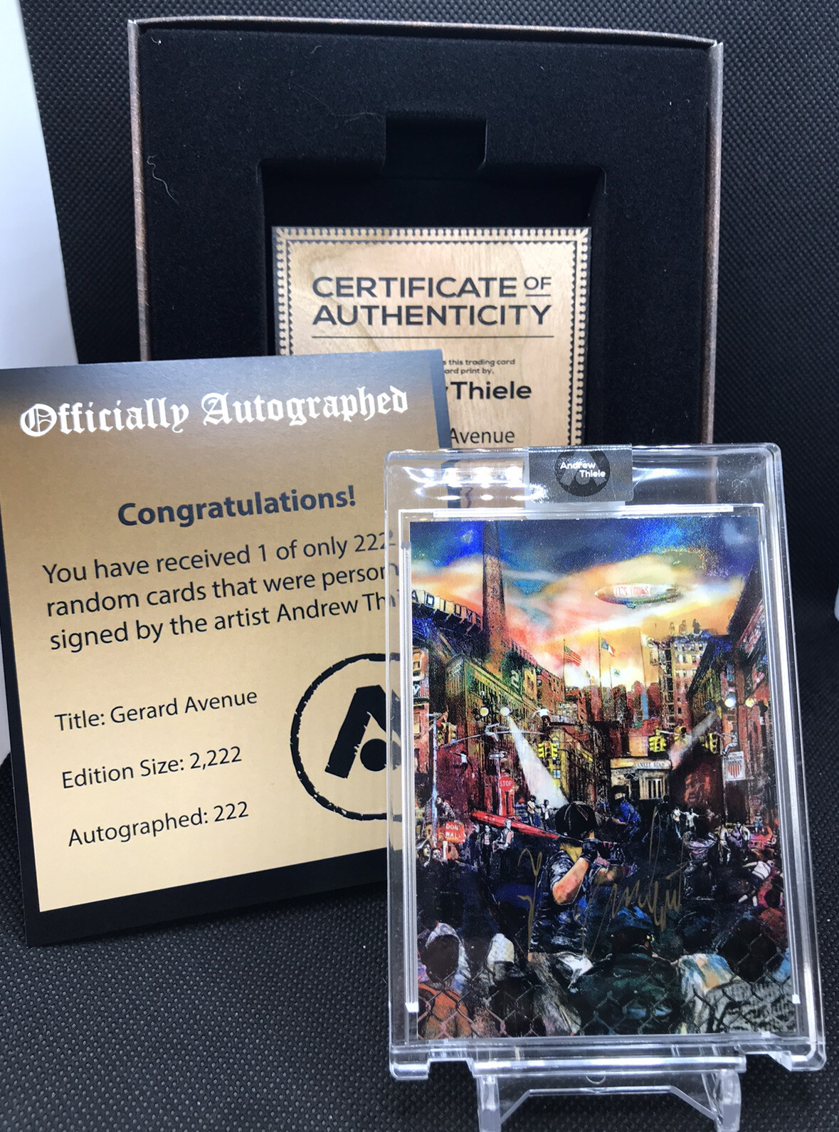 Topps Project 2020 Companion Andrew Thiele Auto Heritage Gerard Avenue Jeter #1
