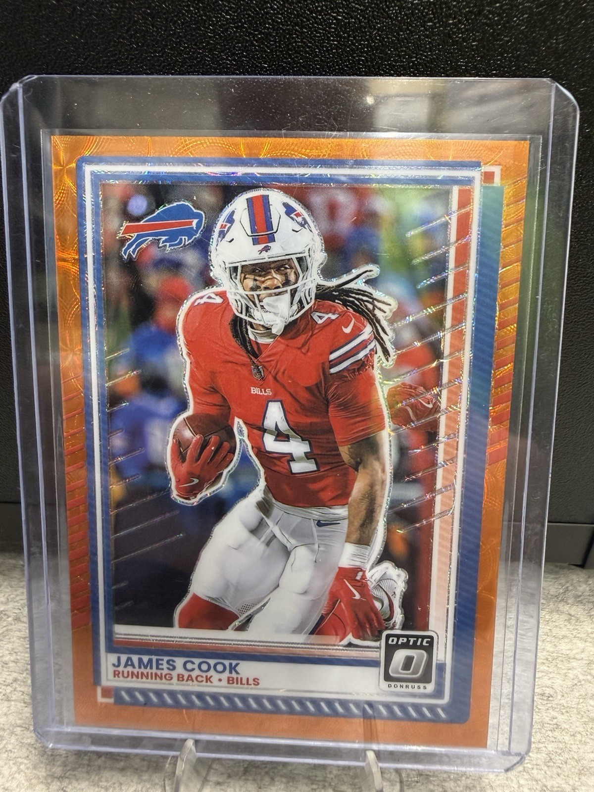Panini Donruss Optic 2025 Orange Scope Prizm James Cook #138 Buffalo Bills /79
