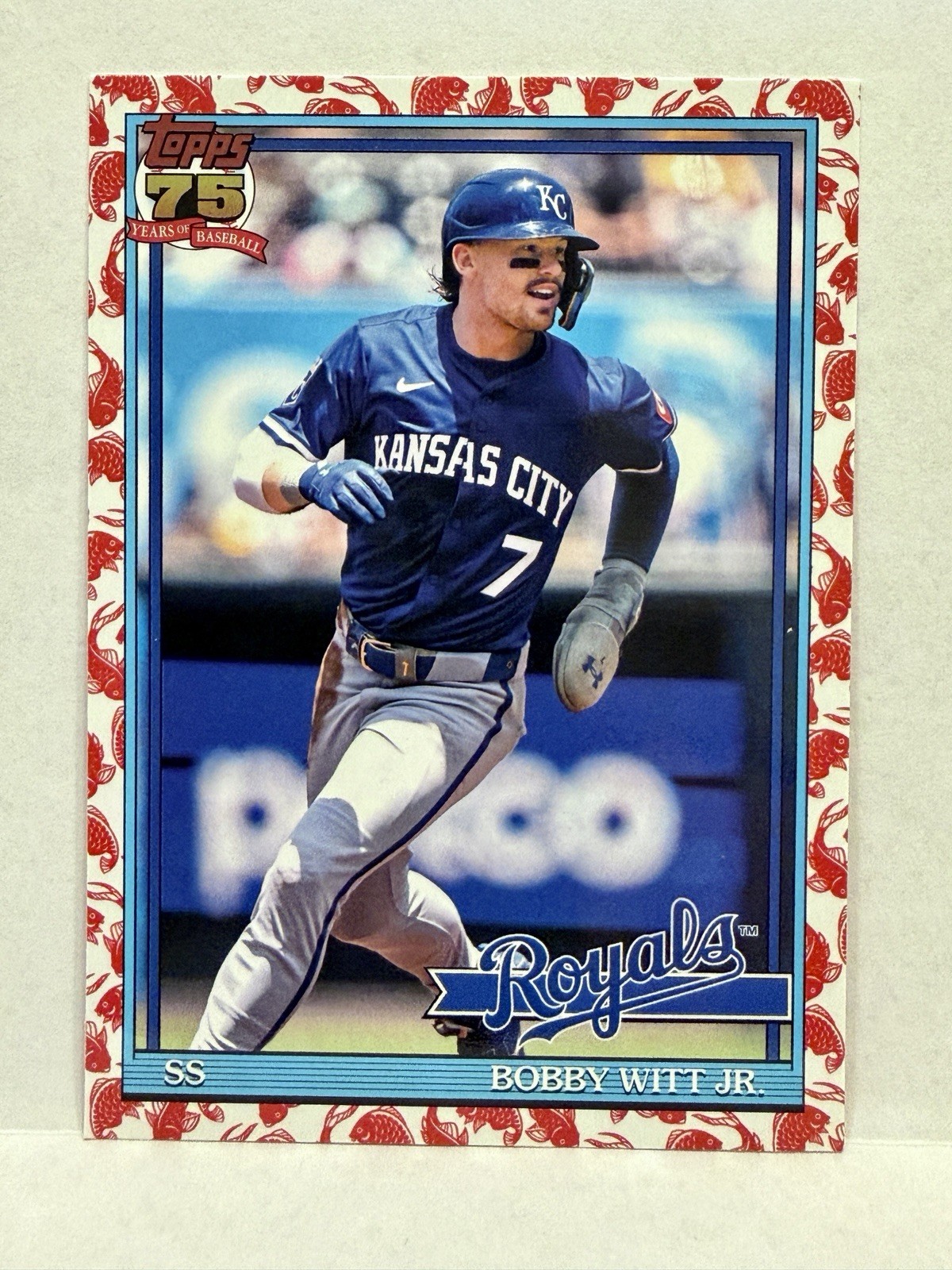 2026 Topps Series 1 Japan Edition #T91-3 Bobby Witt Jr. Koi Fish Variation SSP