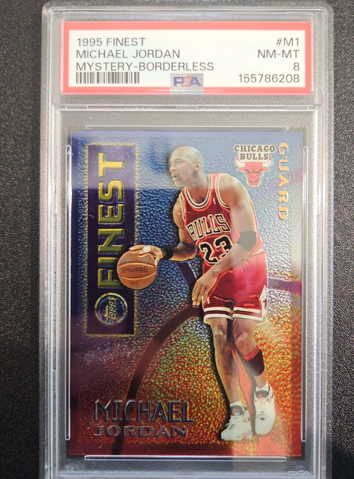1995-96 Topps Finest – Mystery Finest Michael Jordan #M 1 Borderless/Silver