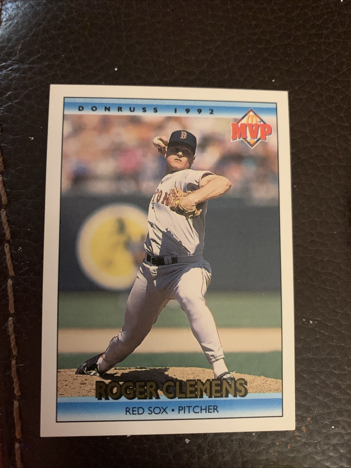 1992 Donruss McDonalds MVP #10 ROGER CLEMENS Boston Red Sox