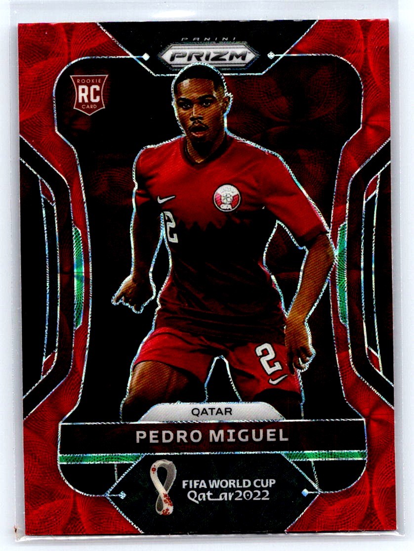 2022 Panini Prizm World Cup Qatar #189 Pedro Miguel RC Red bX8c