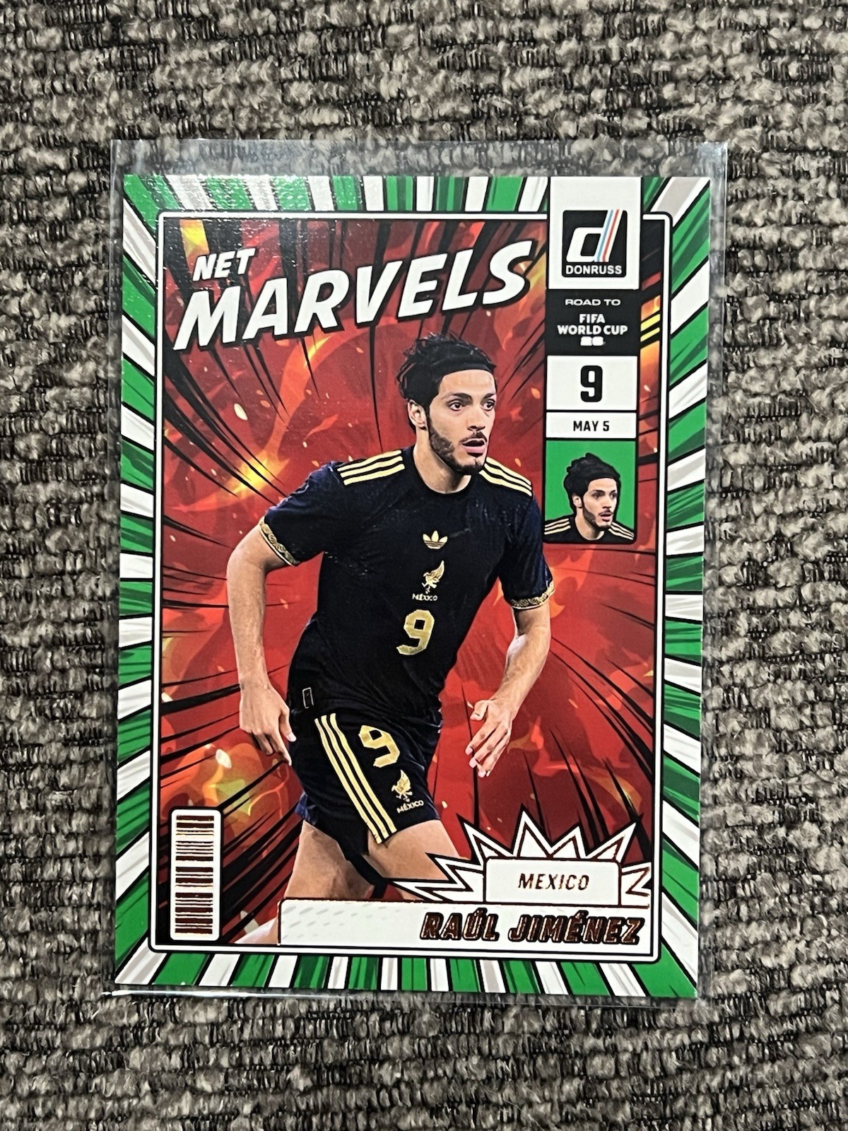 2025-26 Donruss Road To FIFA World Cup Raul Jimenez Net Marvels Insert Mexico