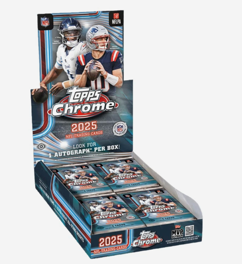 2025 Topps Chrome Football Base & Refractors ROOKIES 301-400 – YOU PICK THE CARD