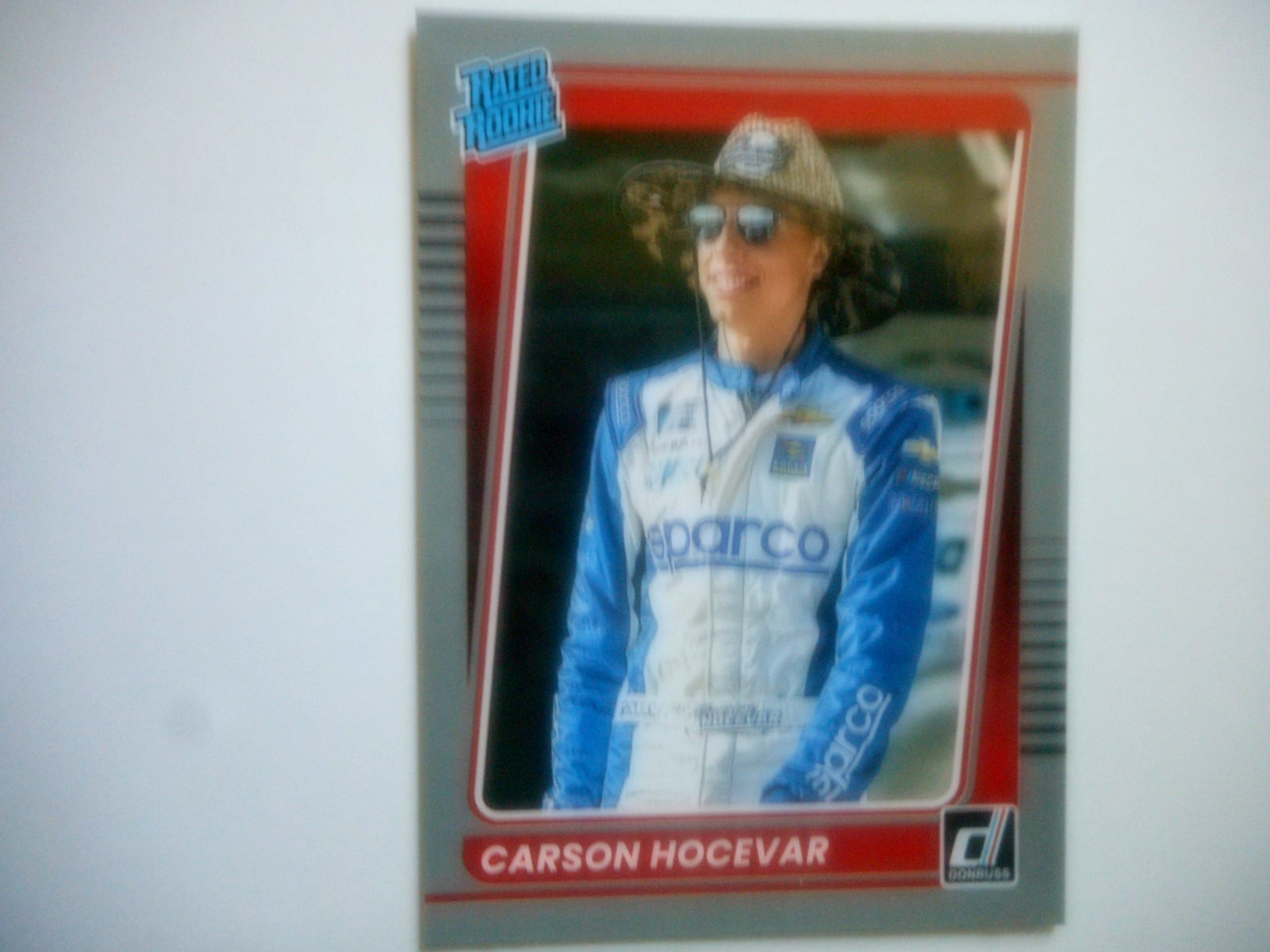 Carson Hocevar 2022 Donruss RATED ROOKIE Silver Variation card #29