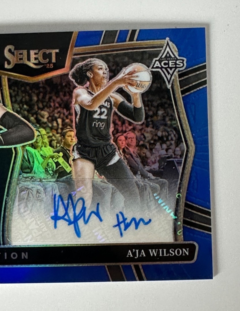 2025 Select WNBA A’Ja Wilson Blue #CAS-AW Auto ***27/49***
