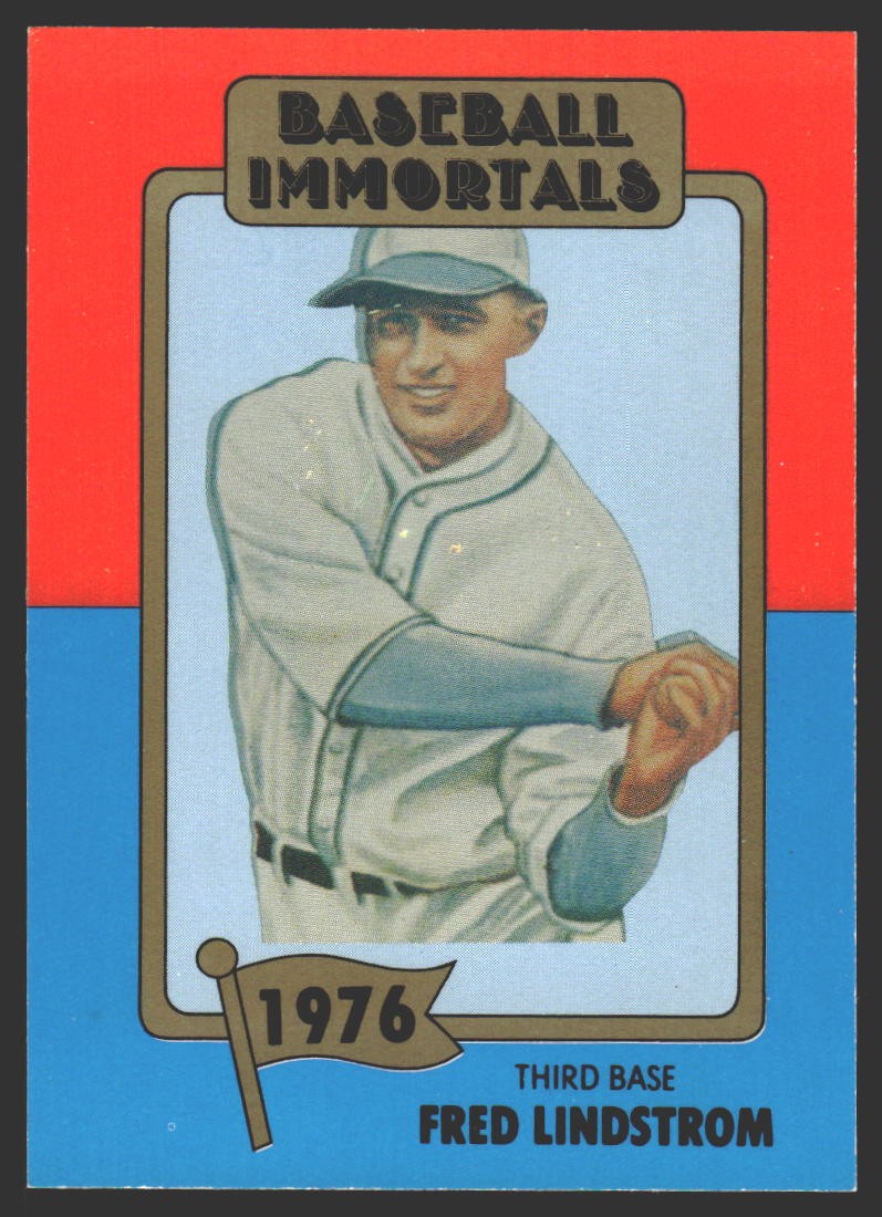 Fred Lindstrom #156b 1980-87 SSPC HOF New York Giants