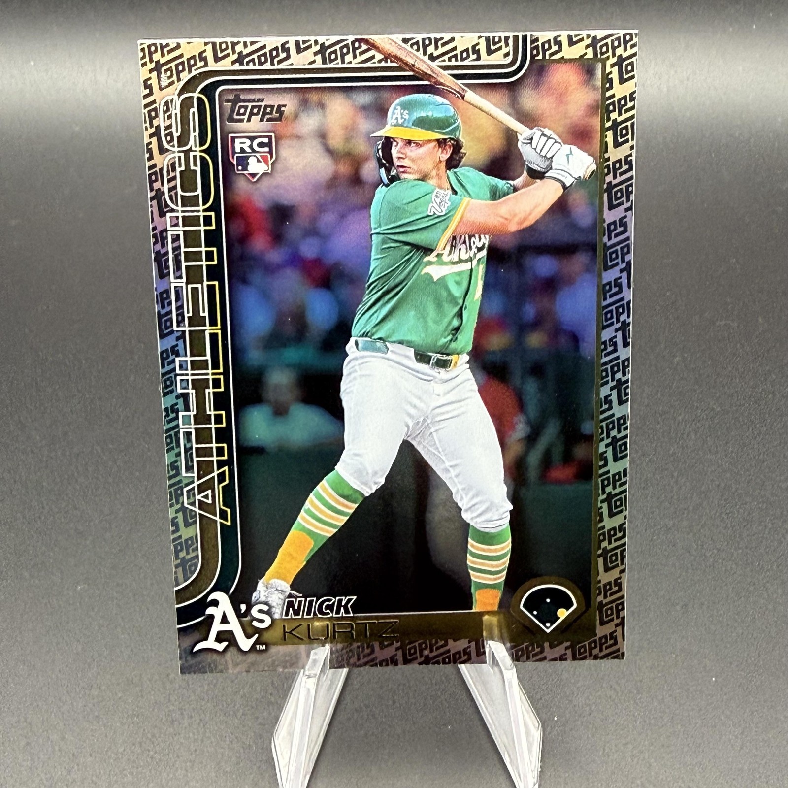2025 Topps Update #US201 Nick Kurtz Topps Logo Foil RC Rookie