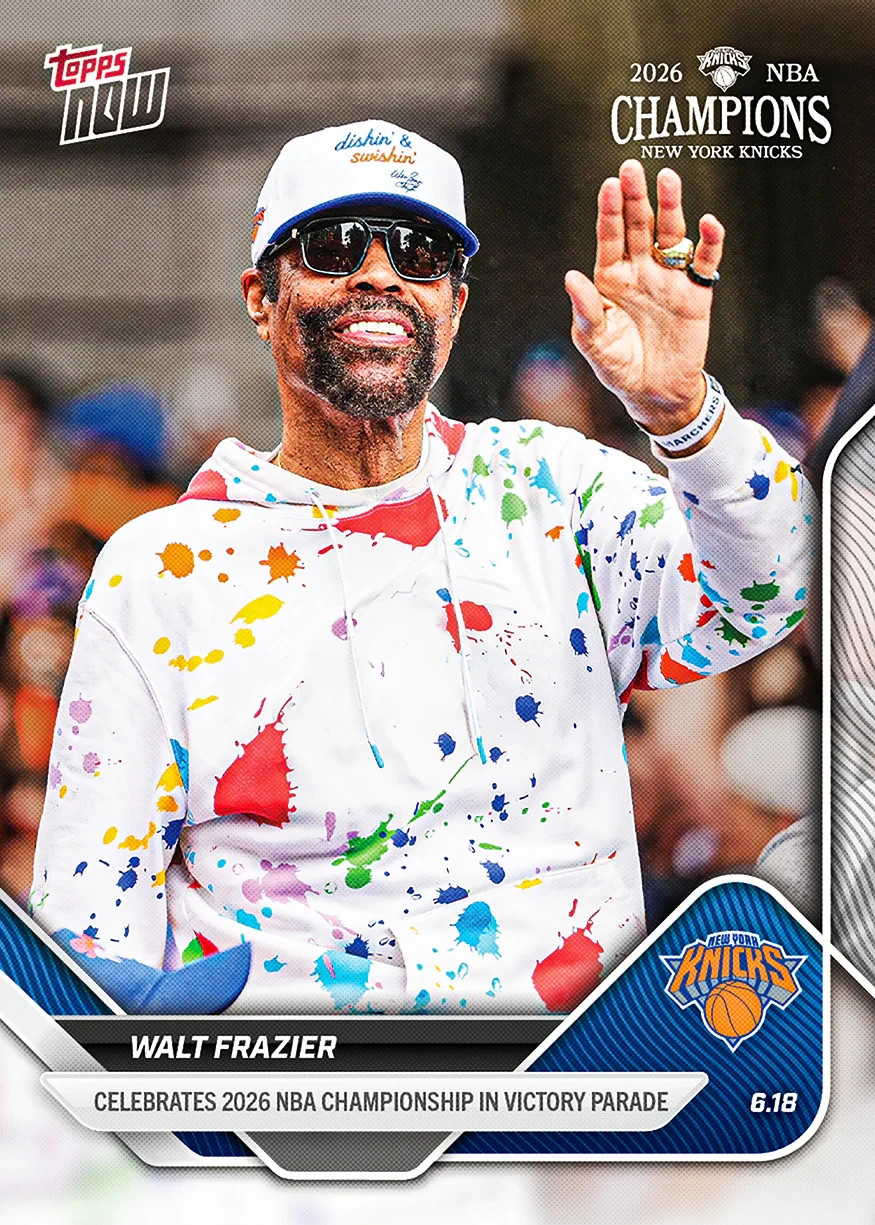 2025-26 Topps Now NBA #OS04 Walt Frazier New York Knicks PRESALE