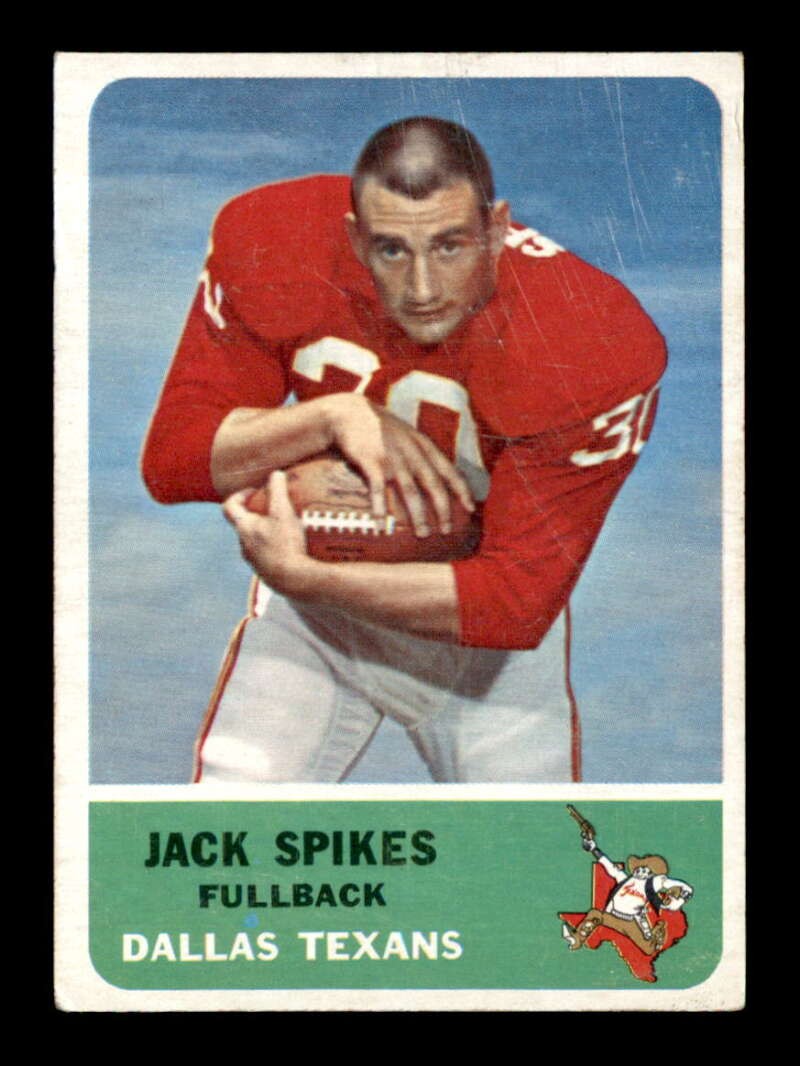 1962 Fleer #23 Jack Spikes VG X3678333