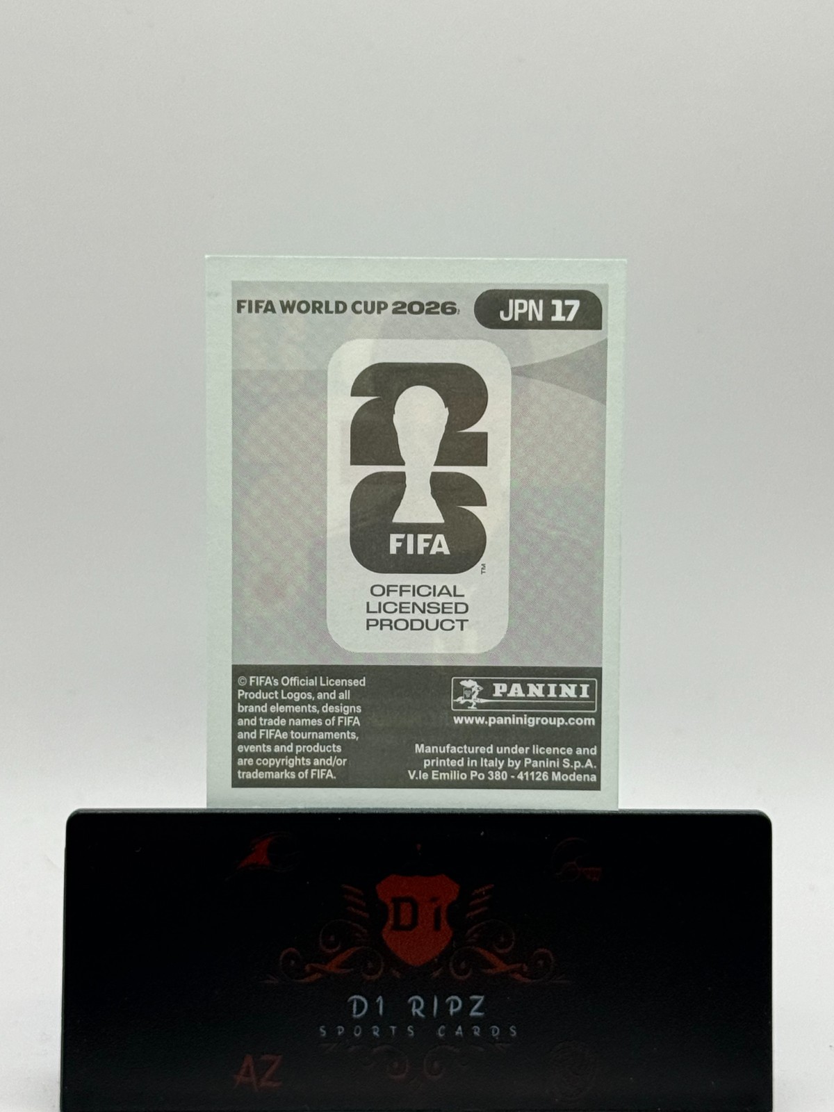2026 Panini Internat FIFA World Cup Sticker Collection – Shuto Machino #JPN17