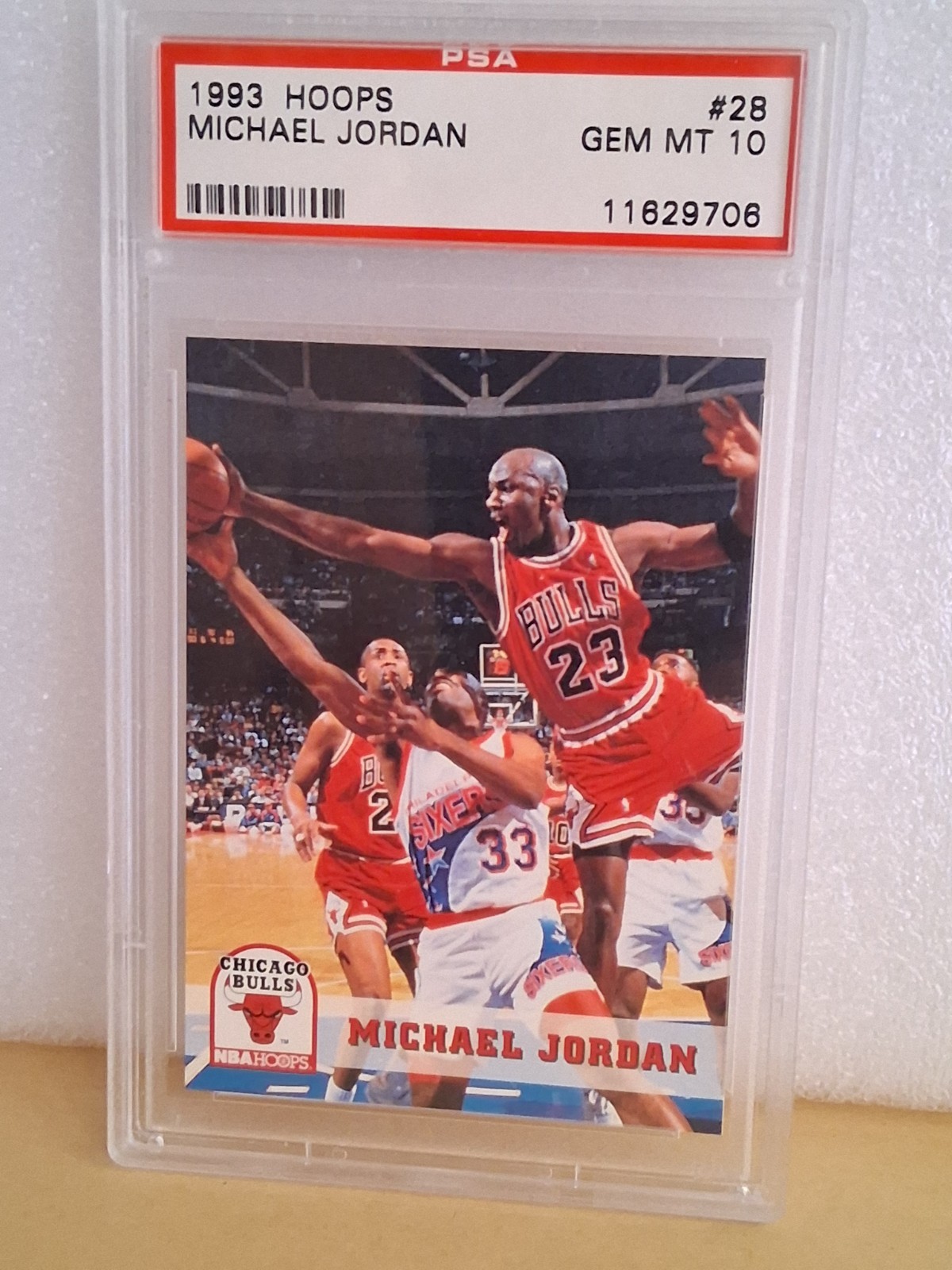 1993 Hoops # 28 Michael Jordan PSA 10