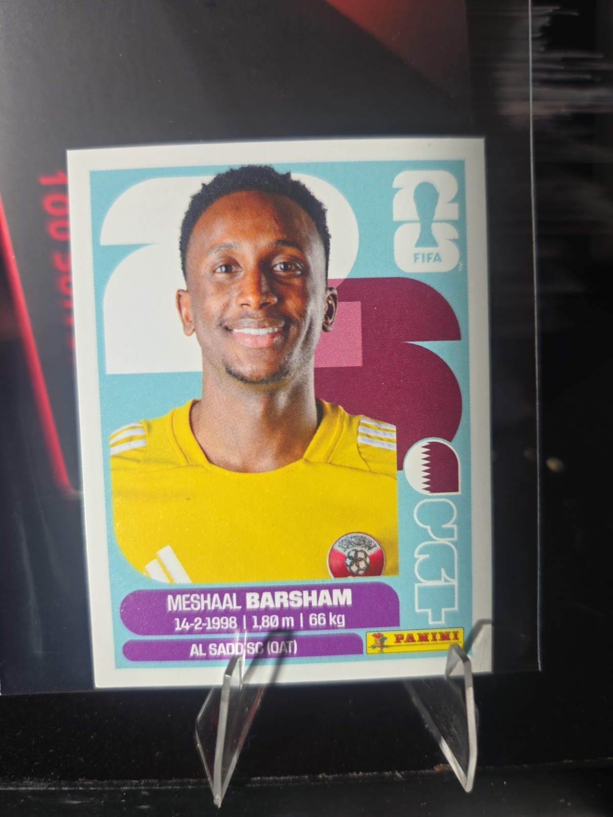 Meshaal Barsham QAT2 FIFA World Cup 2026 Panini Sticker Soccer