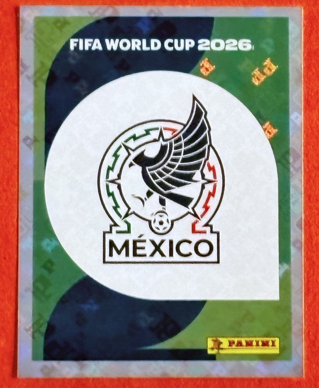 2026 Panini FIFA World Cup Sticker – Team Mexico Logo Foil #MEX 1