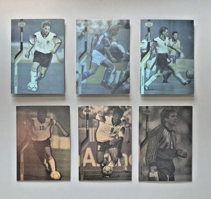 1994 Upper Deck World Cup Set of 6 Holograms D1-D6