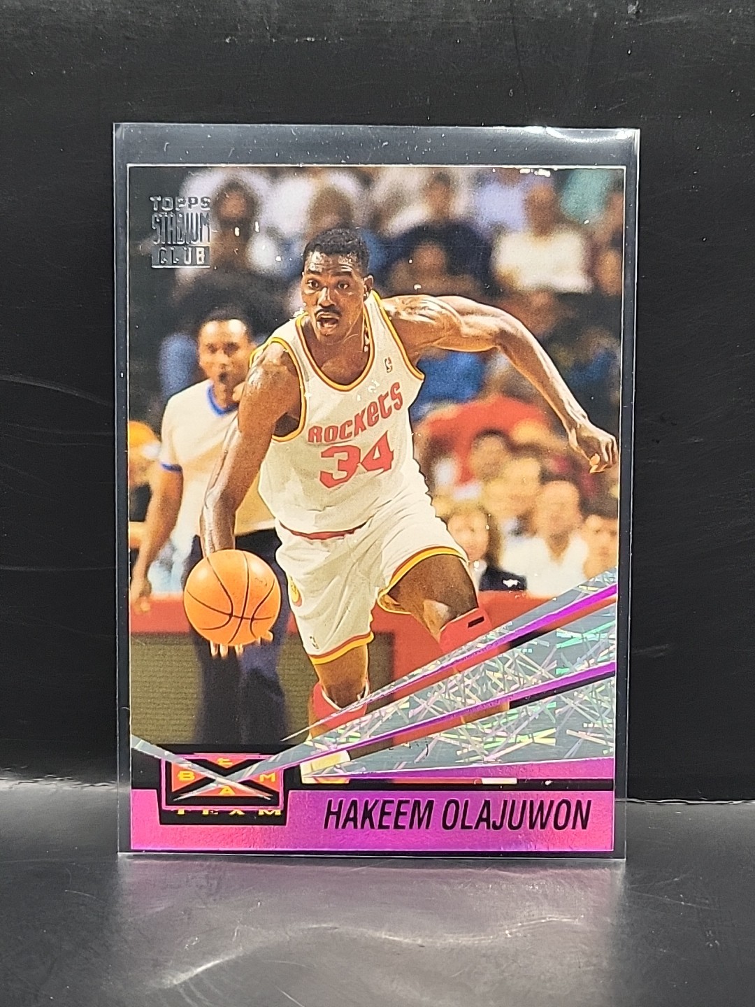 1993-94 Stadium Club Hakeem Olajuwon Beam Team #12 Houston Rockets