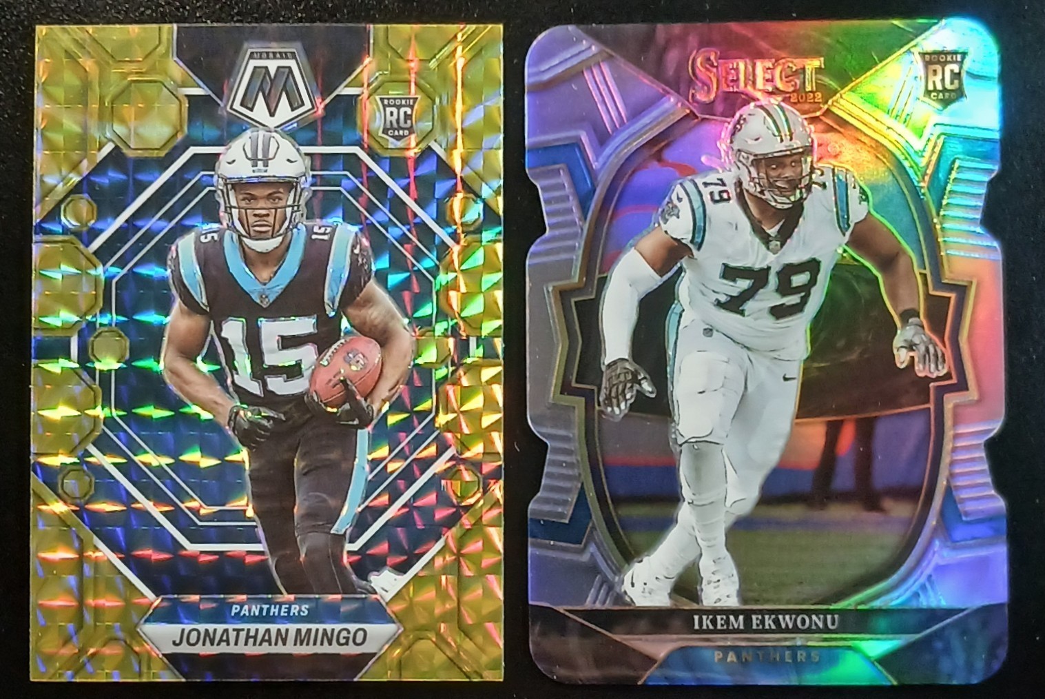2022 Panini Select Die Cut Silver Prizm #34 Ikem Ekwonu RC Panthers BOGO G35