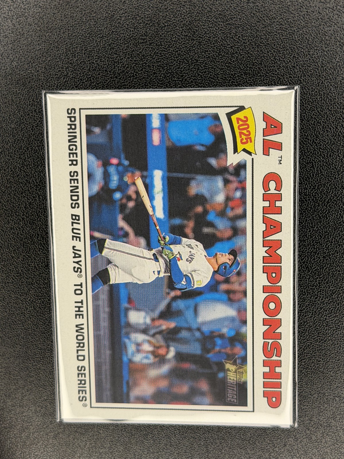 2026 Topps Heritage AL Championship George Springer #276 Blue Jays World Series