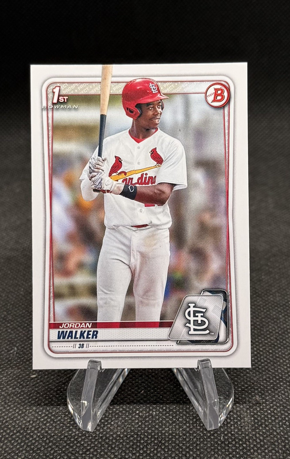2020 Bowman Draft Jordan Walker Base 1st Paper St. Louis Cardinals