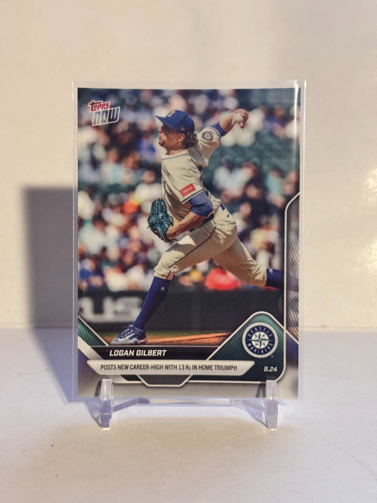 2025 Topps Now MLB – Logan Gilbert – Seattle Mariners – #605