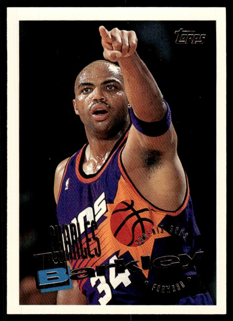 1995-96 Topps Charles Barkley Phoenix Suns #34