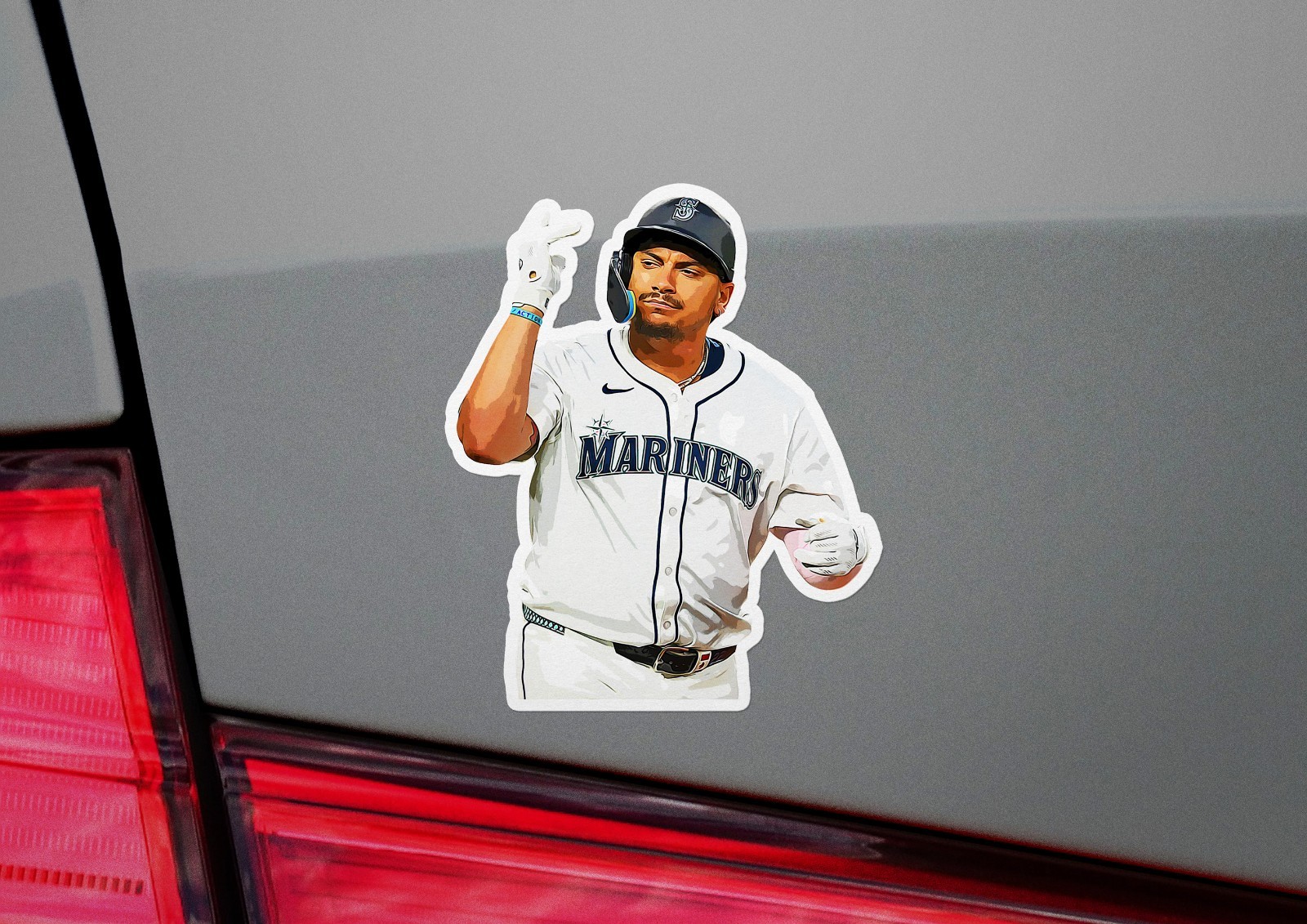 Josh Naylor Seattle Mariners Baseball Sticker Decal–Glossy Waterproof Vinyl Self