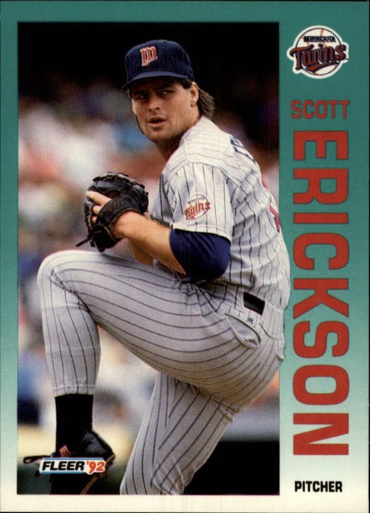 1992 Fleer #201 Scott Erickson – BB
