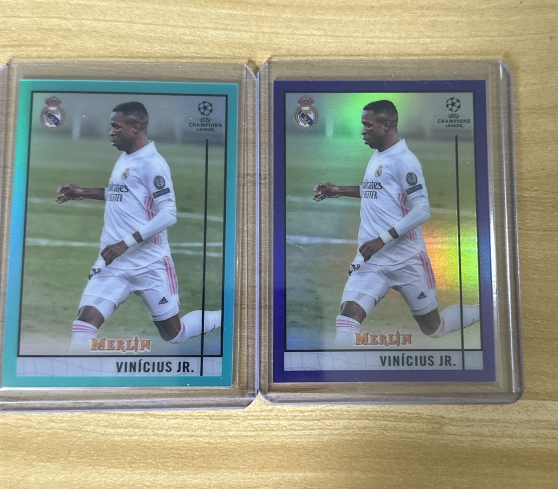 Topps Merlin Vinicius Jr. Soccer Cards Duo /199 & /299