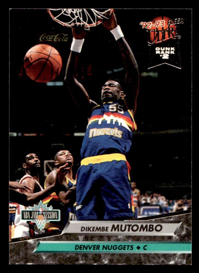1992-93 Fleer Ultra – Dikembe Mutombo #202 Basketball Sports Card Raw