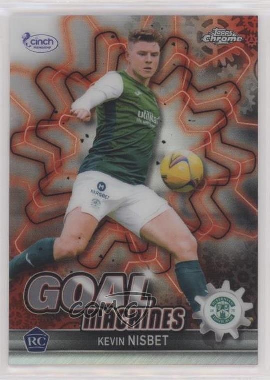 2021-22 Topps Chrome SPFL Scottish Premier League Goal Machines Kevin Nisbet g1z