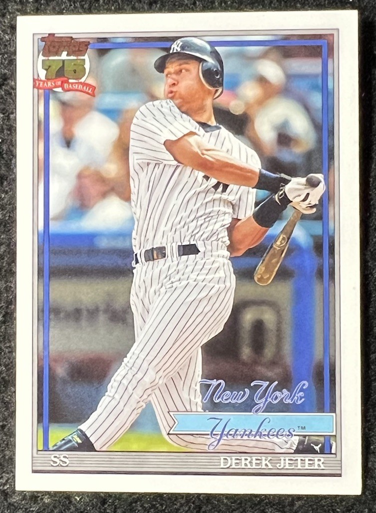 2026 Topps Series 1 – #T91-30 – Derek Jeter – HOF – Yankees