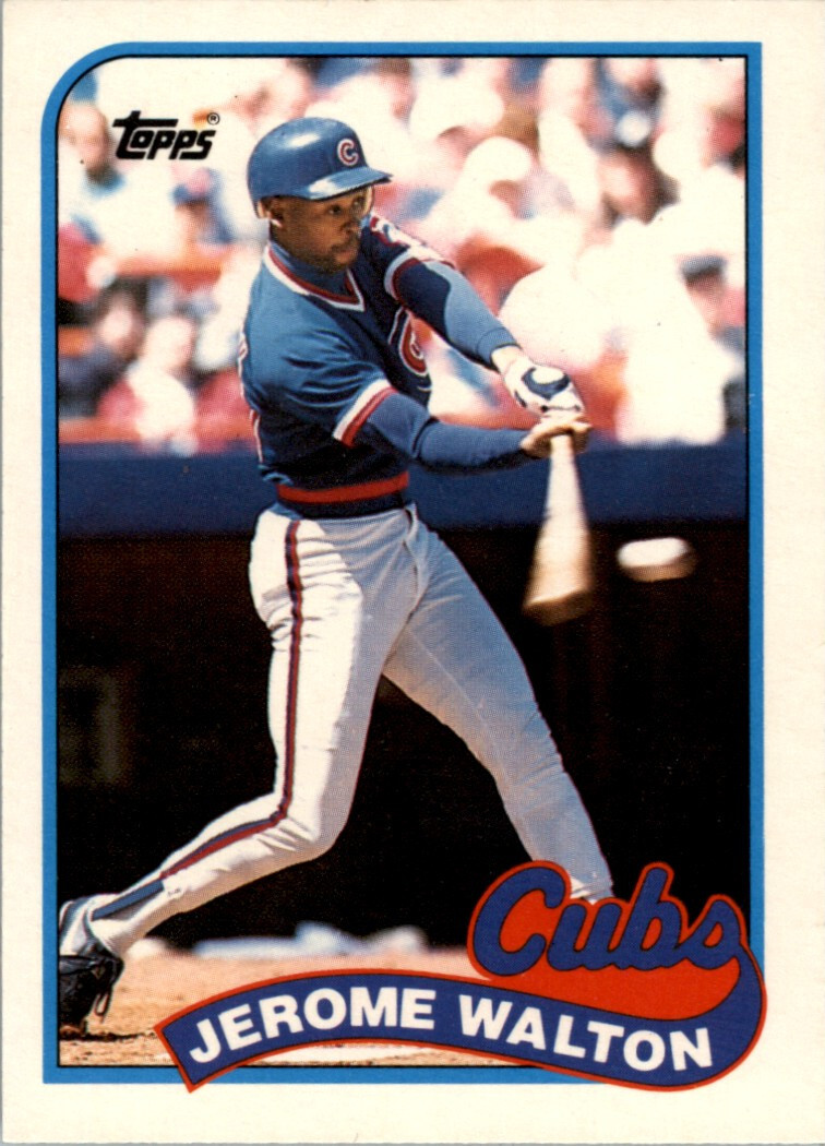 1989 Topps Traded #123T JEROME WALTON RC Rookie Chicago Cubs