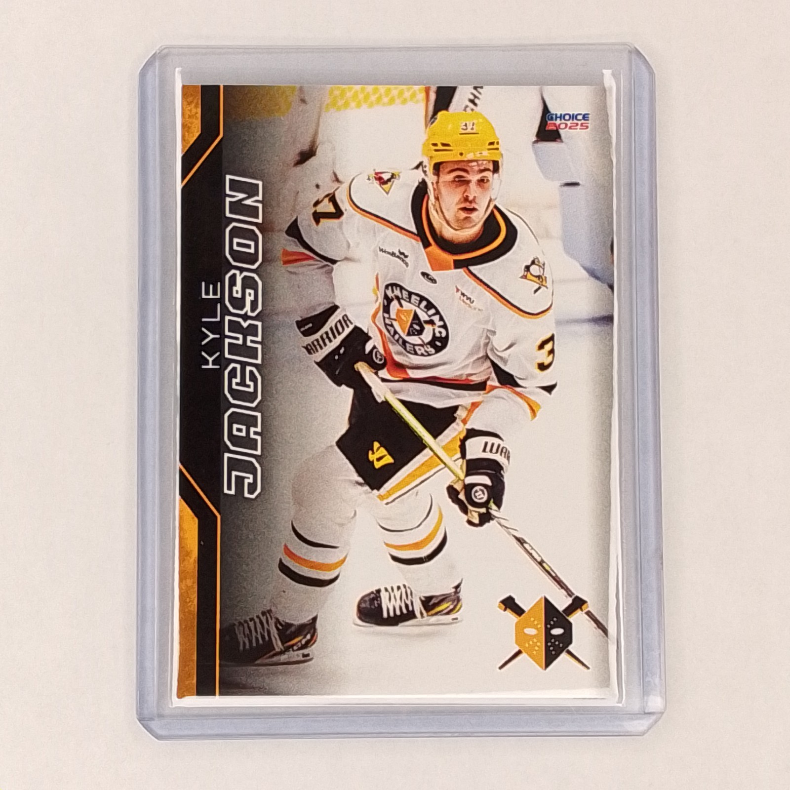 2024-25 Choice Wheeling Nailers – Kyle Jackson #12 (RC) ECHL Hockey Card
