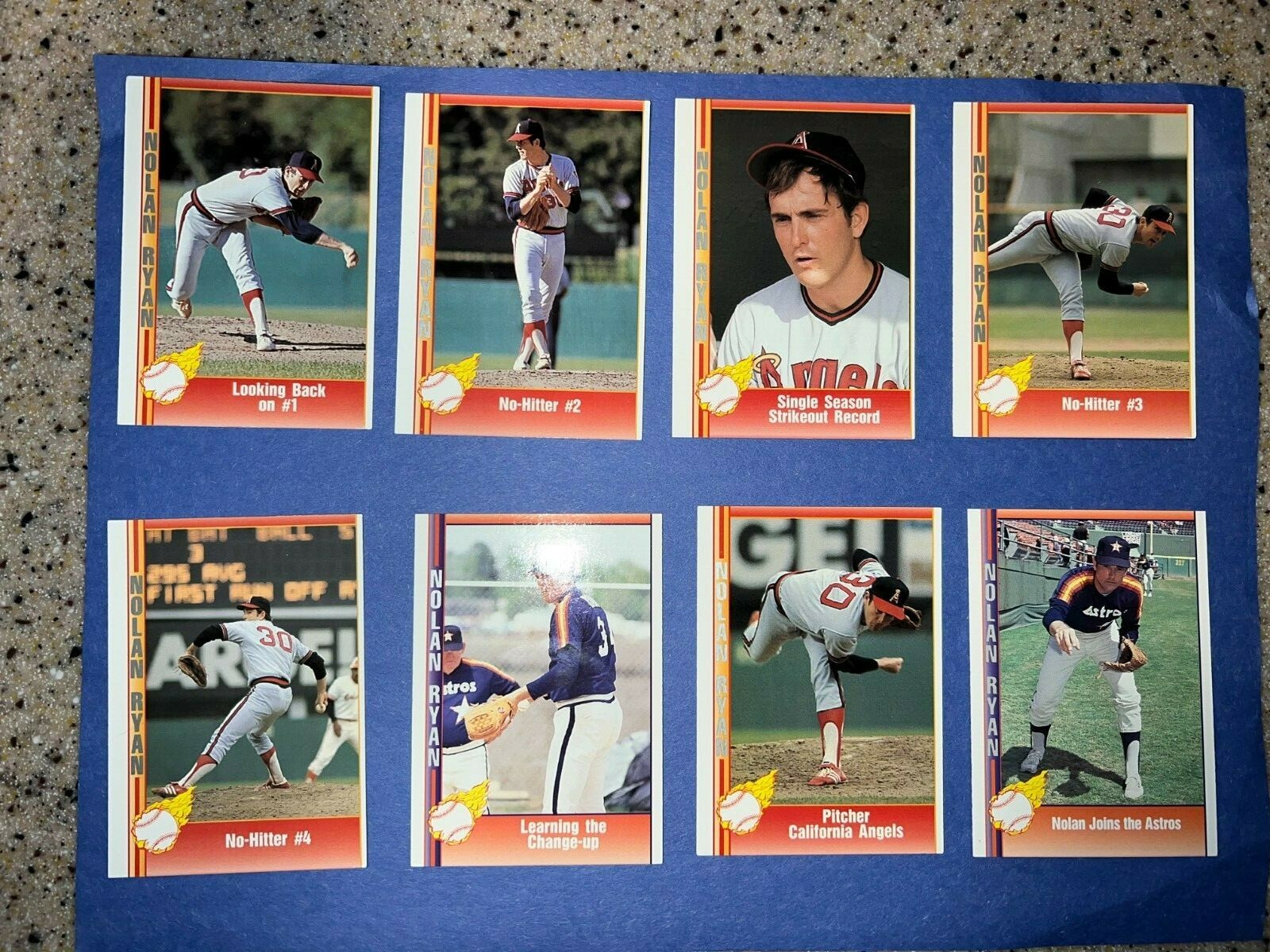 1991 PACIFIC NOLAN RYAN TEXAS EXPRESS BASEBALL CARDS YOU CHOOSE 1-222 MLB CARD