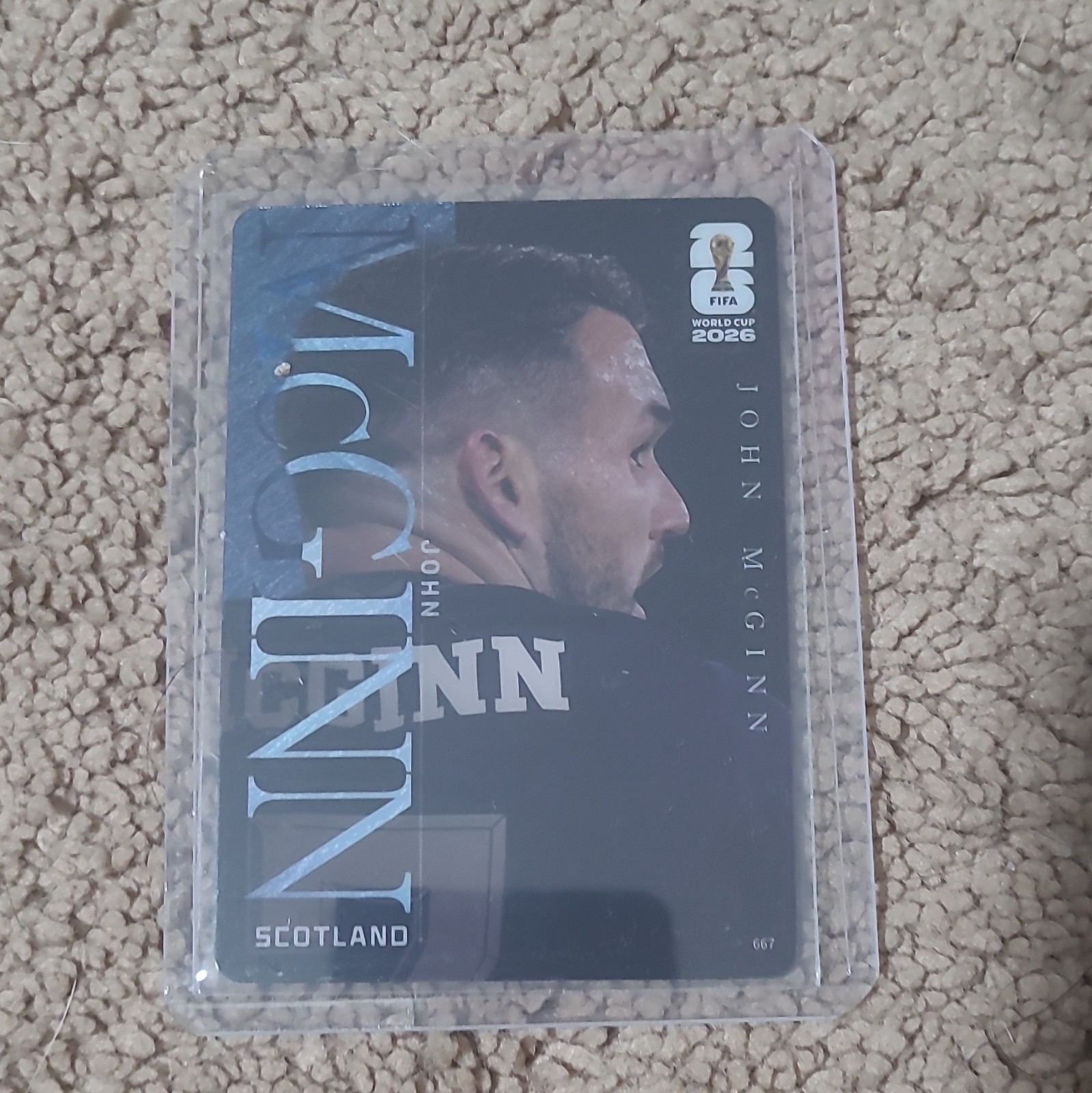 Panini John McGinn 2026 FIFA World Cup Soccer Base Set Card #667 Scotland