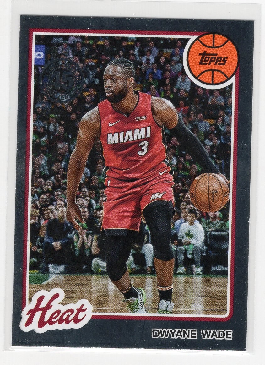2025-26 Topps Basketball Dwyane Wade 80BK-5 Anniversary 1980 Miami Heat