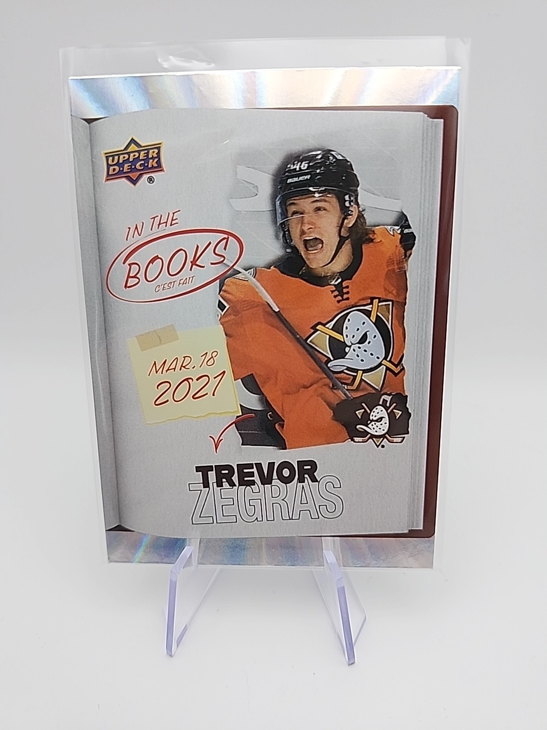 Trevor Zegras 2024-25 Tim Hortons Hockey In The Books ITB-5
