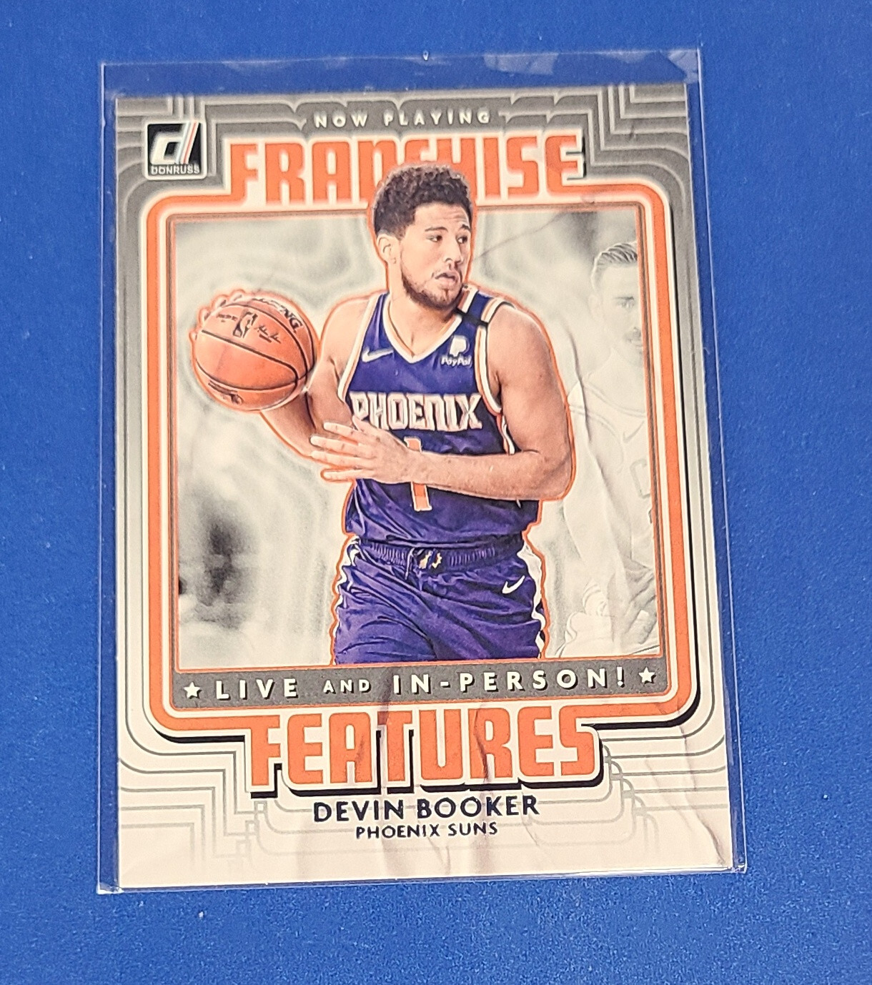 2020-21 Donruss Franchise Features Insert Card – Devin Booker Phoenix Suns #24 f