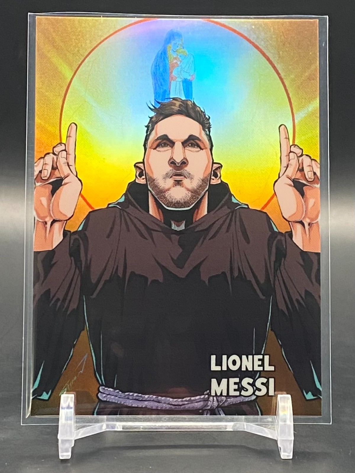Lionel Messi Anime Nation 2026 Leaf #OVA-1 Silver Inter Miami