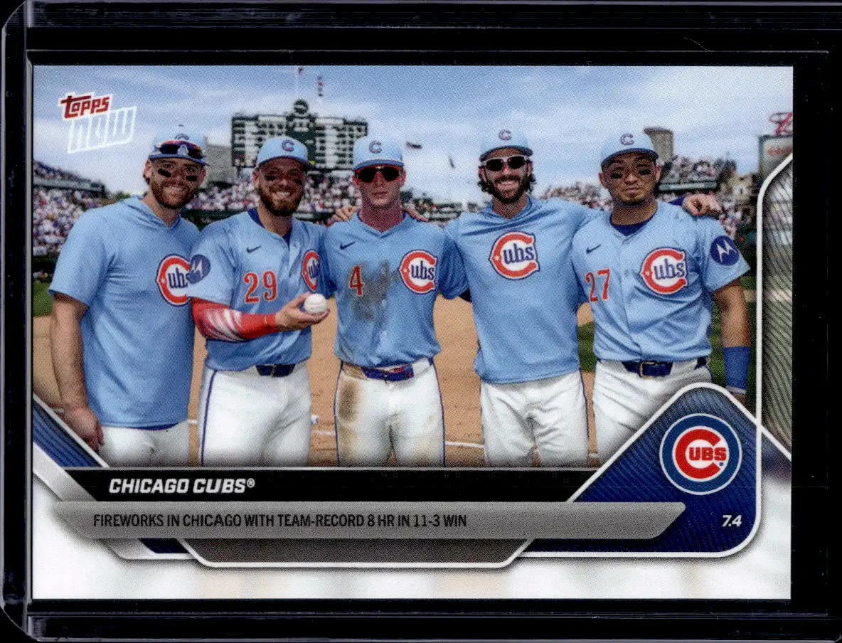2025 Topps Now #383 Chicago Cubs Base Card (Qty)