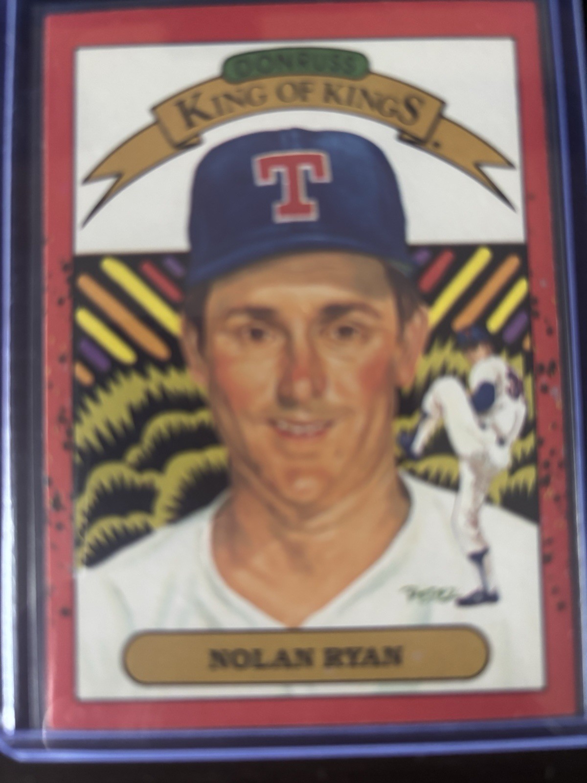 1990 Donruss / Nolan Ryan #665 King Of Kings / No Number Card – FREE SHIPPING