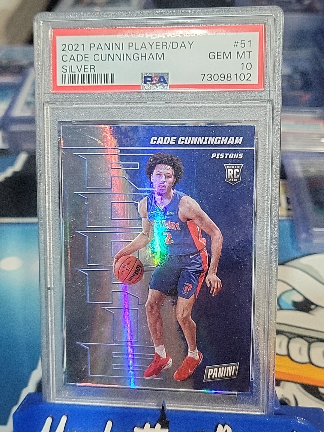 PSA 10 POP 2 🔥 Cade Cunningham RC Rookie 2021 Panini Player Day Silver Pistons
