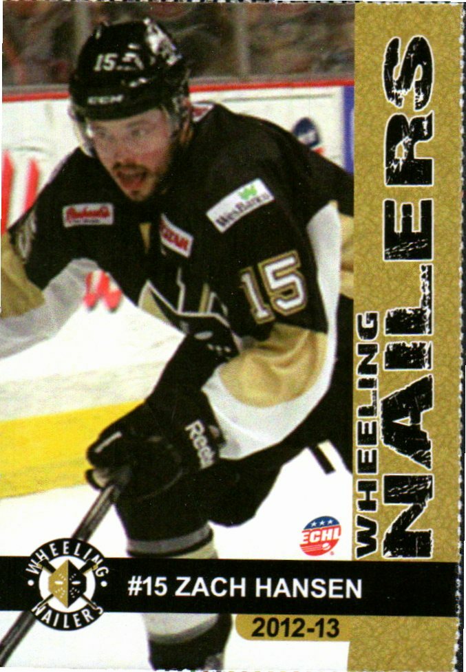 Zach Hansen 2012-13 Wheeling Nailers