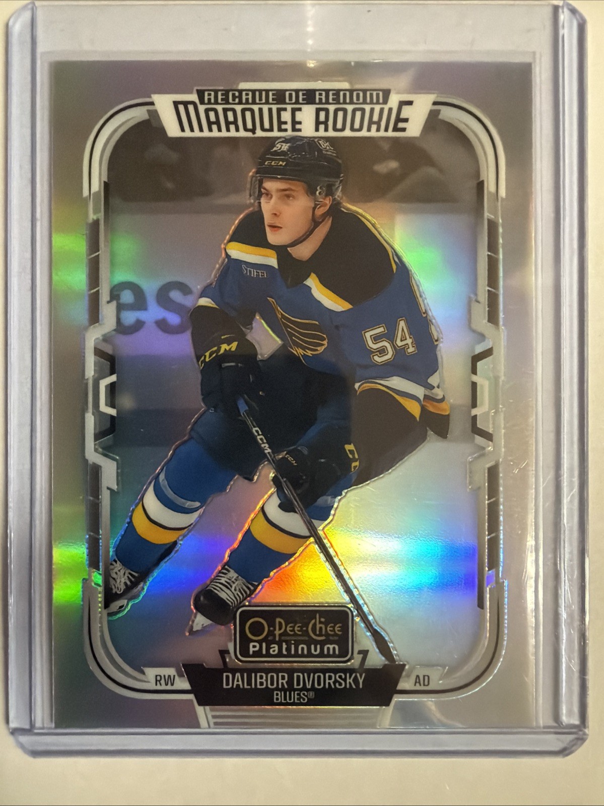 2025-26 O-Pee-Chee Platinum – Marquee Rookies Dalibor Dvorsky #257 (RC). RAINBOW