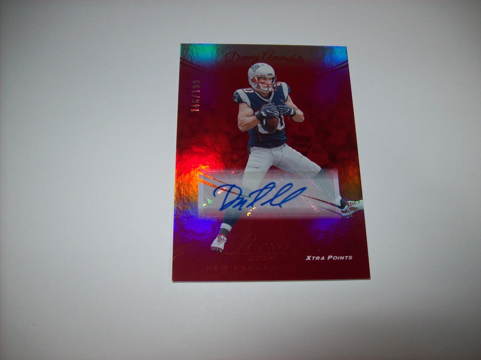 2024 Prestige Xtra Points Red Premium Signatures #146/199 Danny Amendola Auto SP