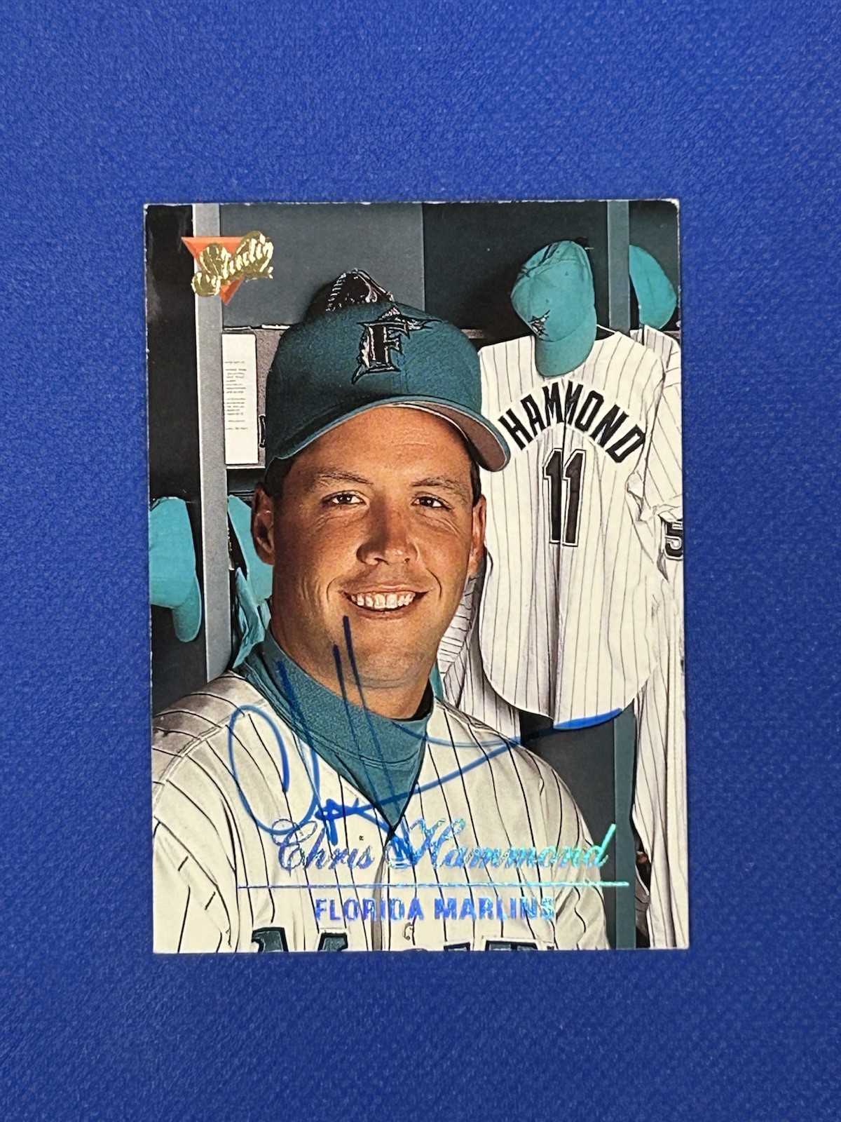 Chris Hammond autograph Marlins 1994 Donruss Studio #109 auto signed