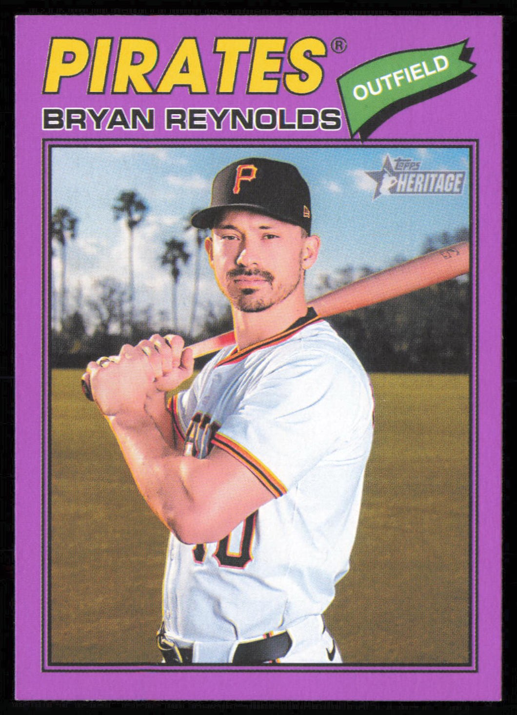 2026 Topps Heritage #173 Bryan Reynolds Light Purple