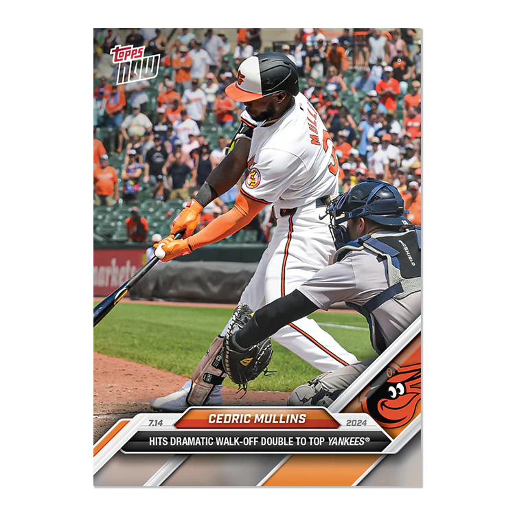 Cedric Mullins – 2024 MLB Topps Now Card 422 – Print Run: 497 Baltimore Orioles
