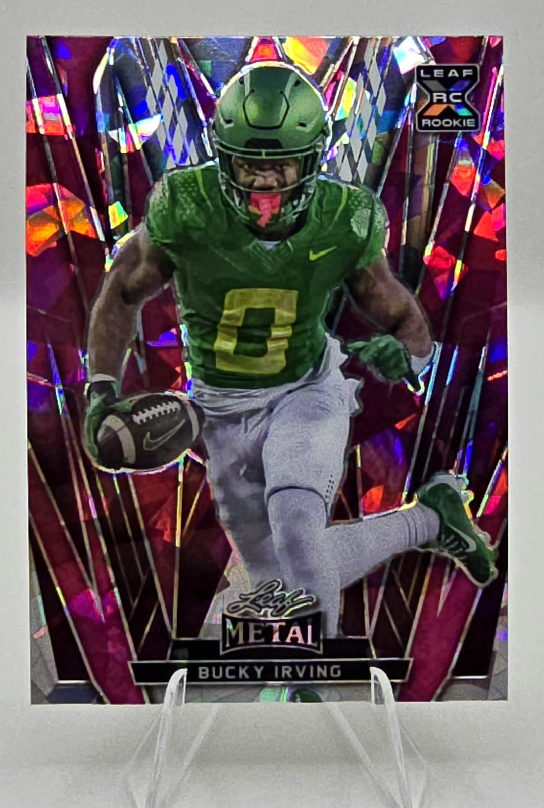 2024 Leaf Metal Bucky Irving Purple Ice SSP 4/5 – Buccaneers